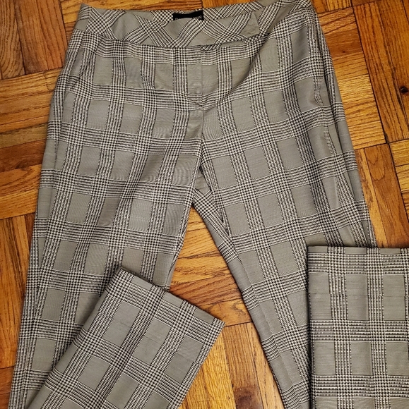 EMPORIO ARMANI Women's Gray/Black/White Glen Plaid Pants in size 8 (42 European) - Picture 9 of 9